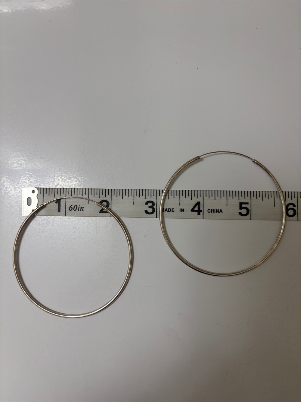 Large Thin Gold Hoop Earrings for Women - Lightweight Everyday Hoops